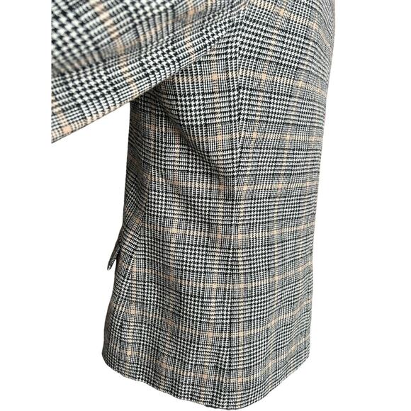 Vintage Pendleton Blazer Womens 10‎ Petite Houndstooth Plaid Wool Coat USA - Picture 7 of 15